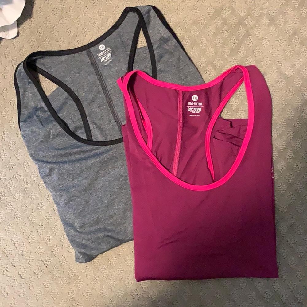 2 Old Navy Racerback Tank Tops